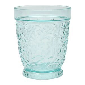 Pioneer Woman Floral Field 2-Pc Tritan Tumblers 16 Oz Aqua Blue 4.5 x 3.75-in